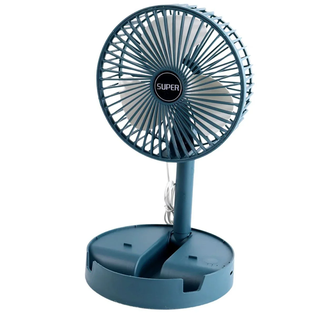Adjustable Portable Desktop Fan - Telescopic Silent Personal Cooling for Office & Travel (Battery Not Include) 8